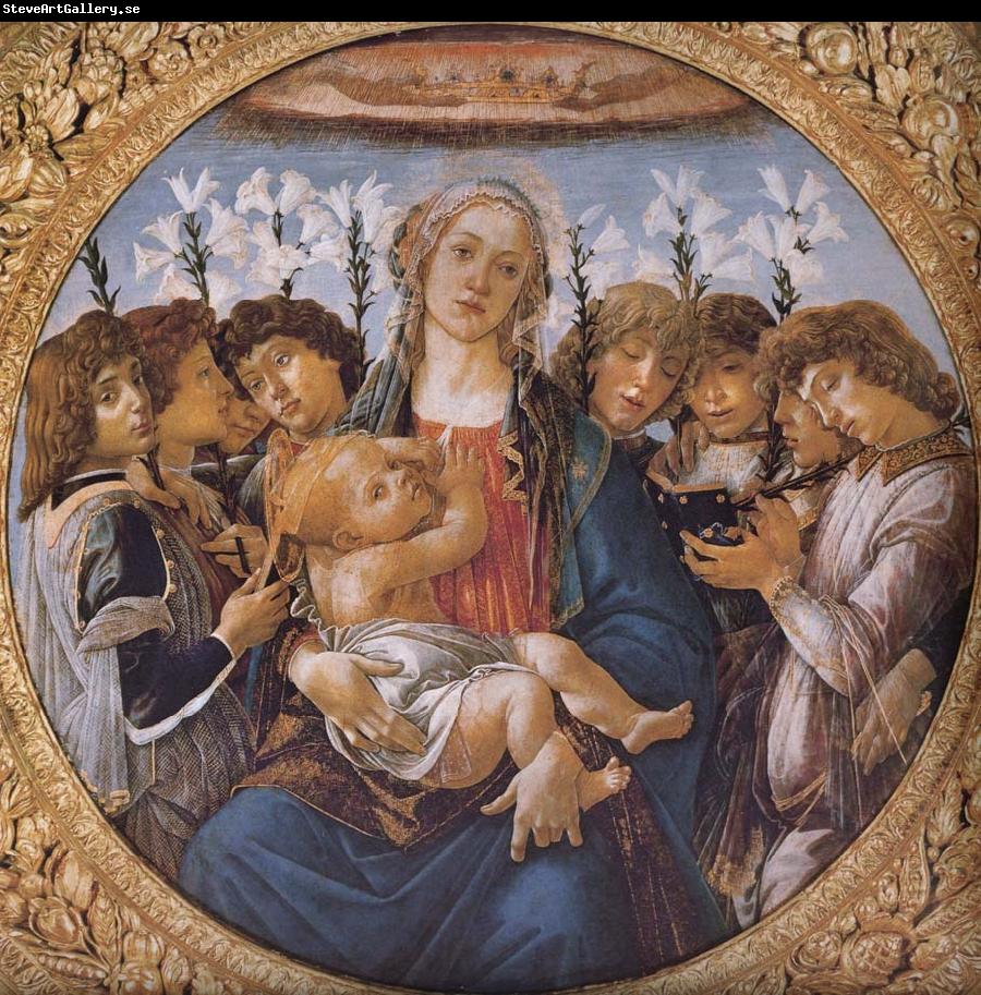 Sandro Botticelli Our Lady of the eight sub angel